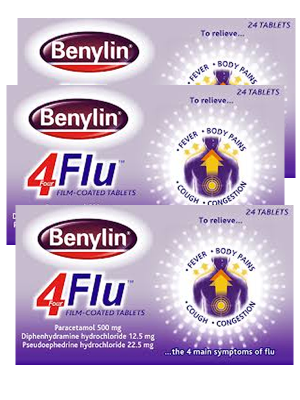 BENYLIN 4 FLU TAB IMPT